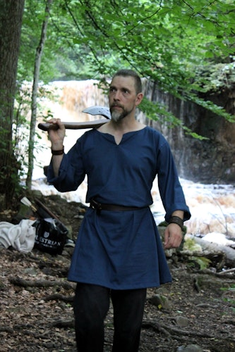 Blå Viking herr skjorta