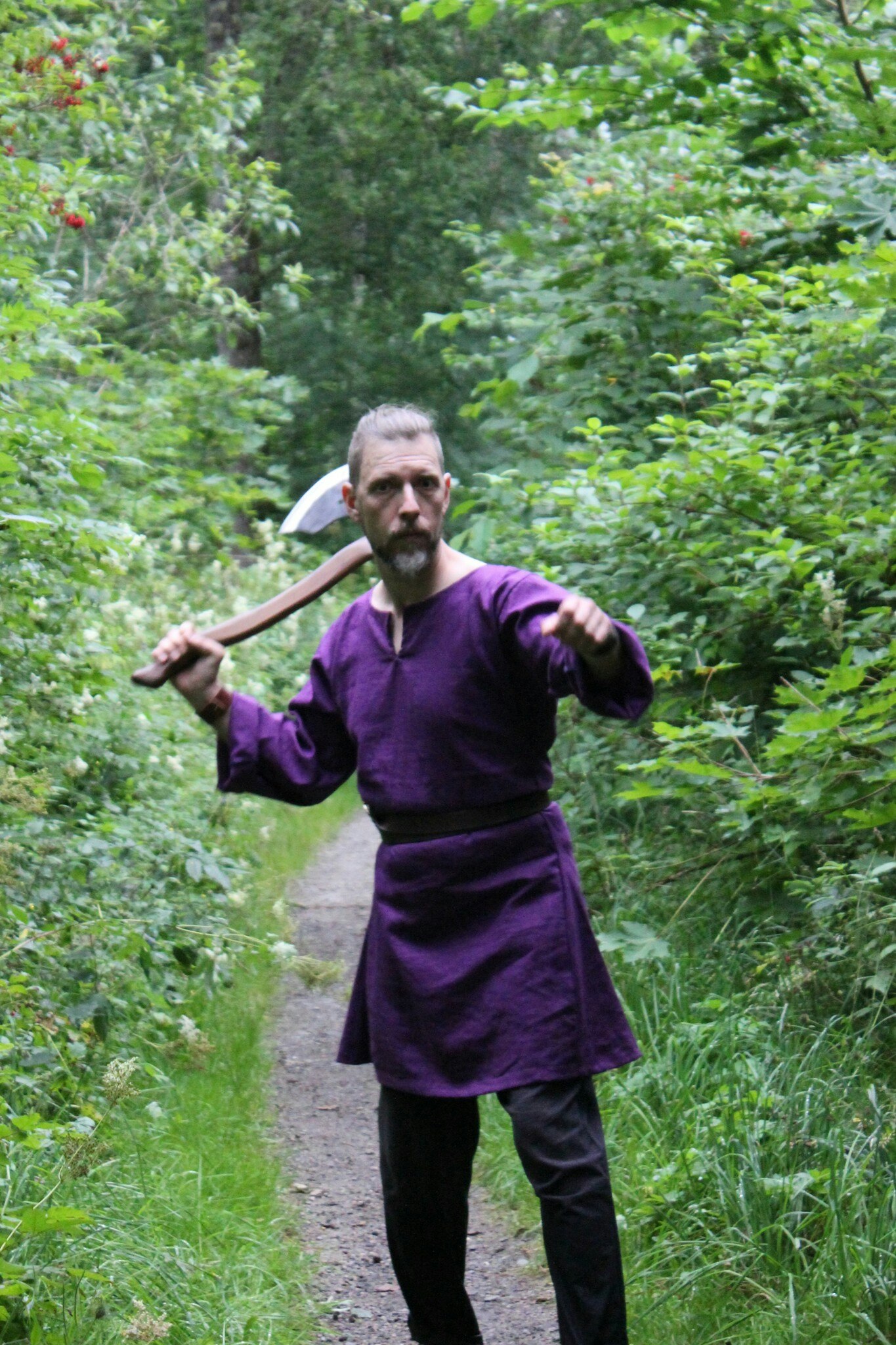 Lila Viking herr skjorta