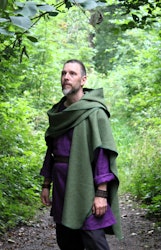 Grön 100%  Ull Cape
