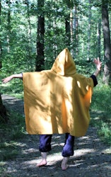 kort Gul 100%  Ull Cape