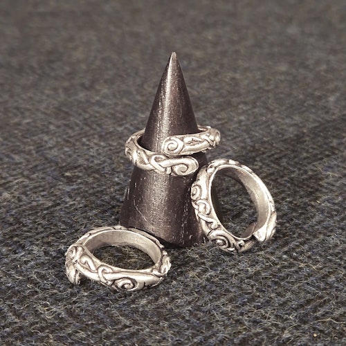 Justerbar Viking Knotwork Ringerike Ring