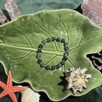 Armband - Mossagat - Rund - Guld pärlor (7-8mm)