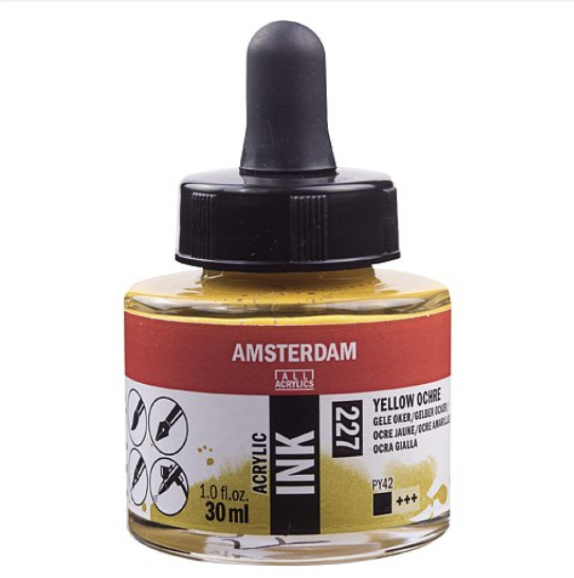 227 Yellow Ochre Amsterdam ink