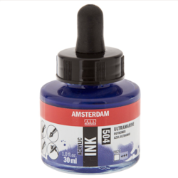 504 Ultramarine Amsterdam ink