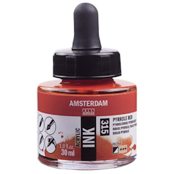 315 Pyrrole Red Amsterdam ink