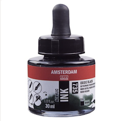 735 Oxide Black Amsterdam ink