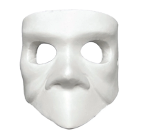 Venetinansk mask, 6X6X4,5 cm