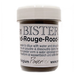 Bister pulver, röd 30 g