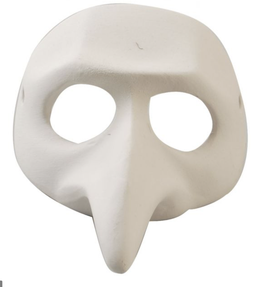 Venetian Mask Cast Nose 4x6.5x8cm
