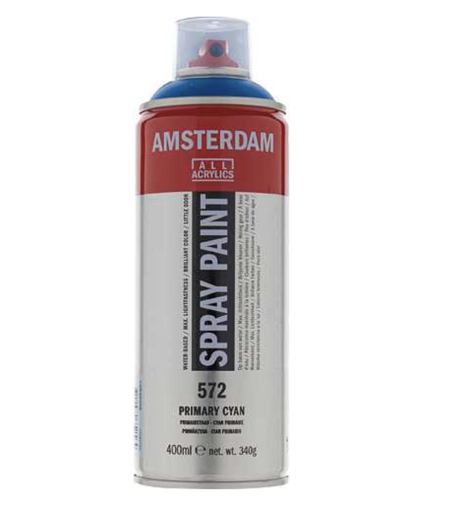 572 Primary Cyan Amsterdam spray