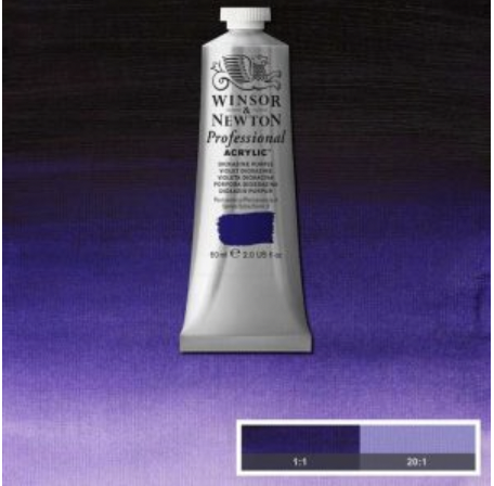 Winsor & Newton prof. 60ml - Dioxazine Purple 229