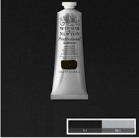 Winsor & Newton prof. 60ml - Ivory Black 331