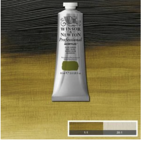 Winsor & Newton prof. 60ml -  Olive Green 447