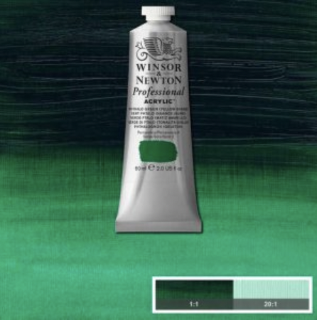 Winsor & Newton prof. 60ml - Phthalo Green Yellow Shade 521