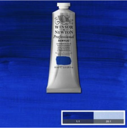 Winsor & Newton prof. 60ml - Ultramarine Blue 664