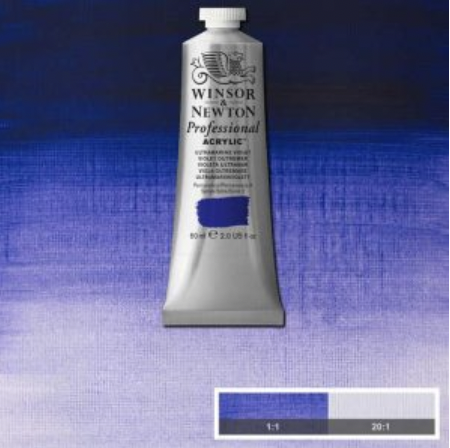 Winsor & Newton prof. 60ml - Ultramarine Violet 672