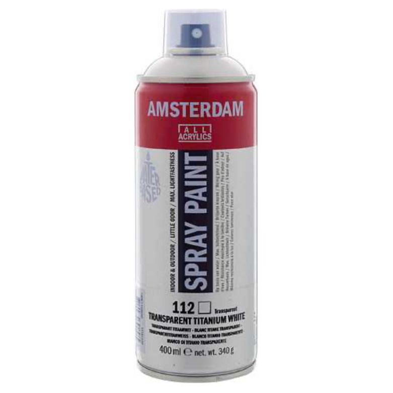 112 Transparent Titanium White Amsterdam spray