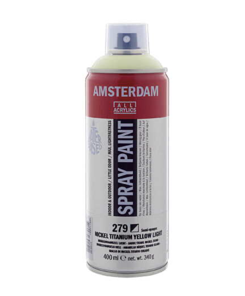 279 Nickel titanium yellow light Amsterdam spray