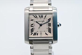 SOLD Cartier Tank Francaise - Box & Papers REF 2302
