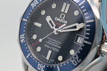 Sold Omega Seamaster Box, Tags and Papers - 2222.80