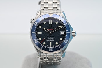 Sold Omega Seamaster Box, Tags and Papers - 2222.80