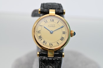 SOLD Cartier Gold Mantel - Box & Papers 590004