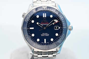 sold Omega Seamaster 212.30.41.20.03.001 Diver Box, Tag & Papers - 239
