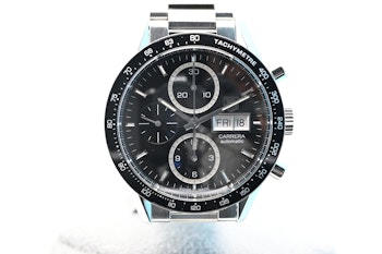 SOLD TAG Heuer Carrera Box & Papers - CV201AG - Fullset Top condition - 233