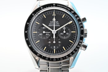 sold Omega Speedmaster Professional Moonwatch 3570.50 Tritium Dail Box, Tag & Papers