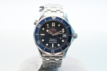 Sold Omega Seamaster 300m Co-axial Box, Tag & Papers 2222.80