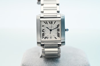 SOLD Cartier Tank Francaise 2302 Including Box