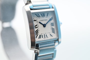 SOLD Cartier Tank Francaise 2384 Box & Papers