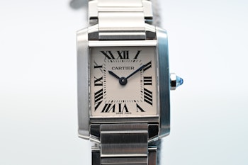 SOLD Cartier Tank Francaise 2384 Box & Papers