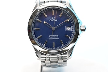 Sold: Omega Seamaster Jacques Mayol 120m Box, Tag & Papers 2507.80