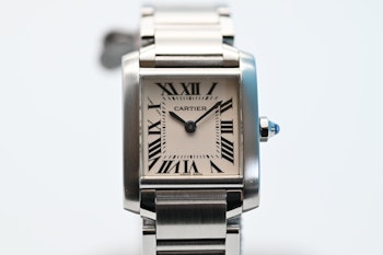 SOLD Cartier Tank Francaise 2384 Papers