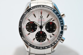 SOLD Omega Speedmaster Date 32330404004001 Box & Papers - 379