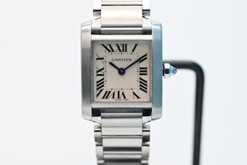 SOLD Cartier Tank Francaise 2384 Box & Papers - 400