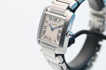 SOLD Cartier Tank Francaise 2384 Box & Papers - 400