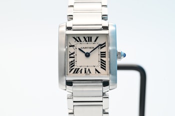 Sold: Cartier Tank Francaise 2300 Box & Papers - 404