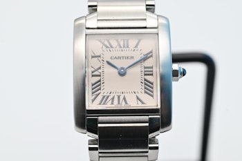 Sold: Cartier Tank Francaise 2384 Box & Papers - 440