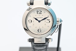 Cartier Pasha Ref: 2813 Top Condition 18k 750 Solid White Gold- 514