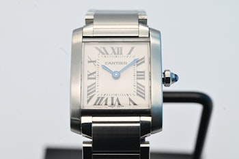 Sold: Cartier Tank Francaise 2384 Box & Papers - 631