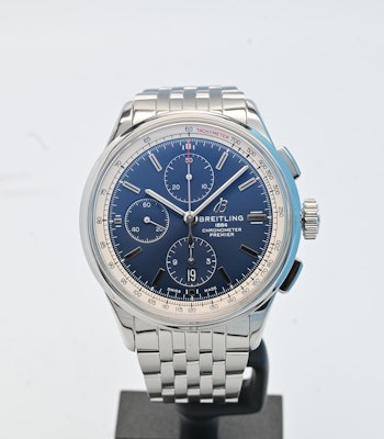 Breitling Premier Chronograph 42 Box & Papers 2 Straps - 660