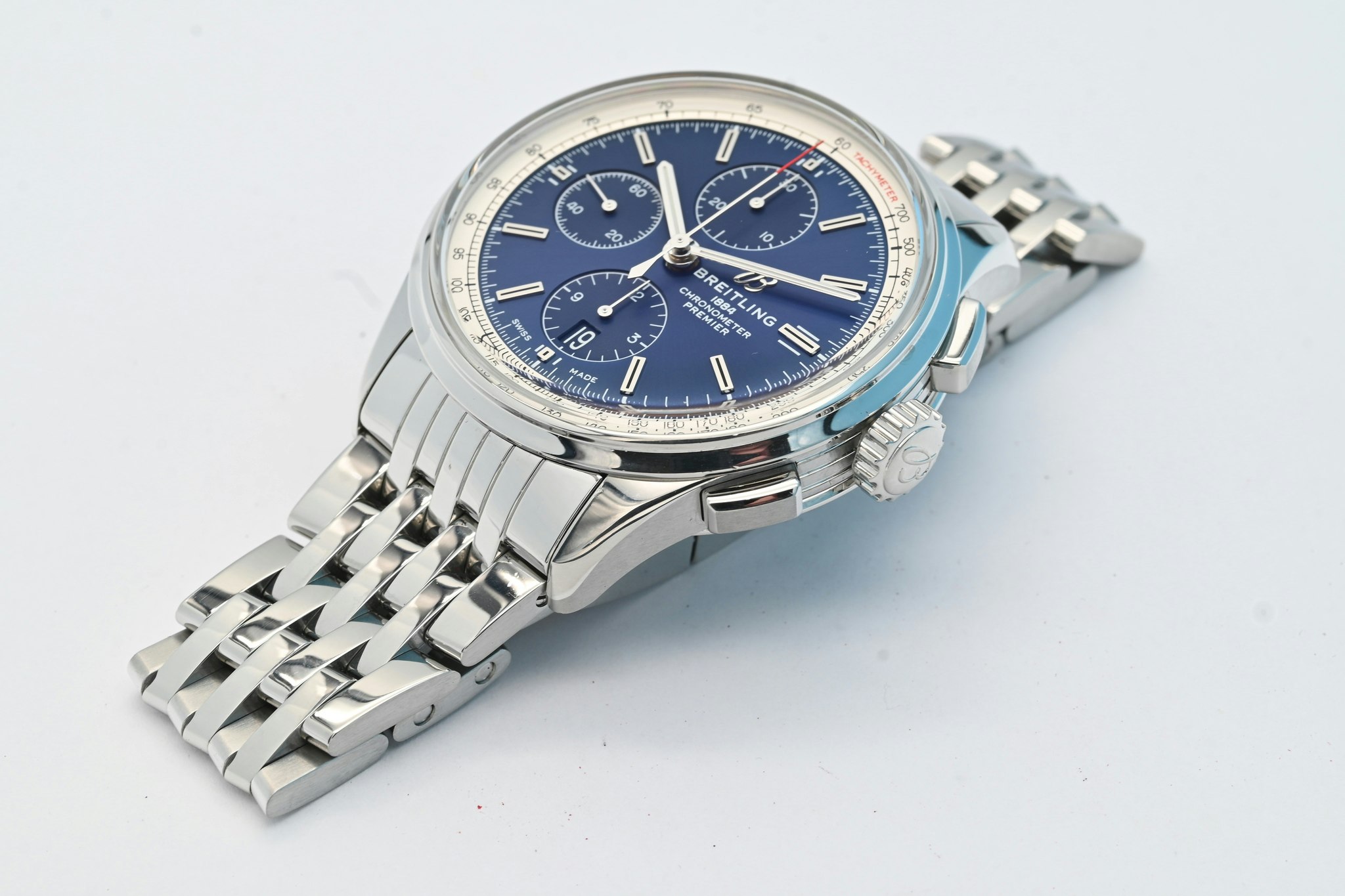 Breitling Premier Chronograph 42 Box & Papers 2 Straps - 660