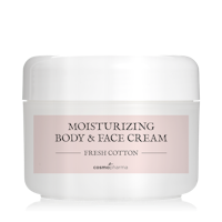 Moisturizing Body & Face Cream Fresh Cotton, 250 ml