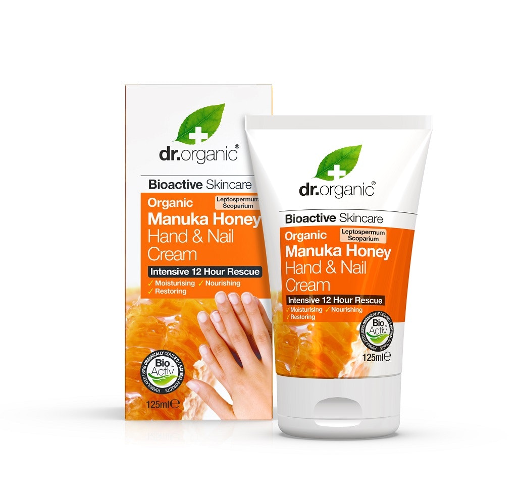 Dr Organic Manuka Honey Hand & Nail Cream, 125 ml