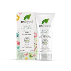 Dr Organic Hudkräm Baby Ringblomma - oparfymerad, 50 ml