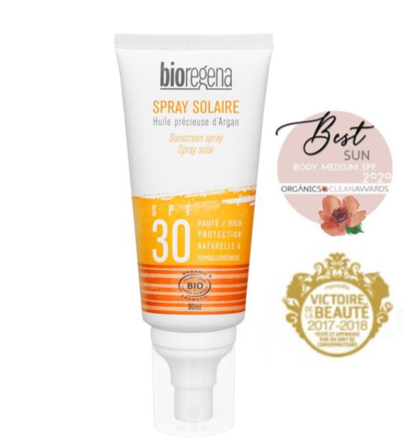 Bioregena Sunscreen Spray Face & Body SPF 30, 90 ml
