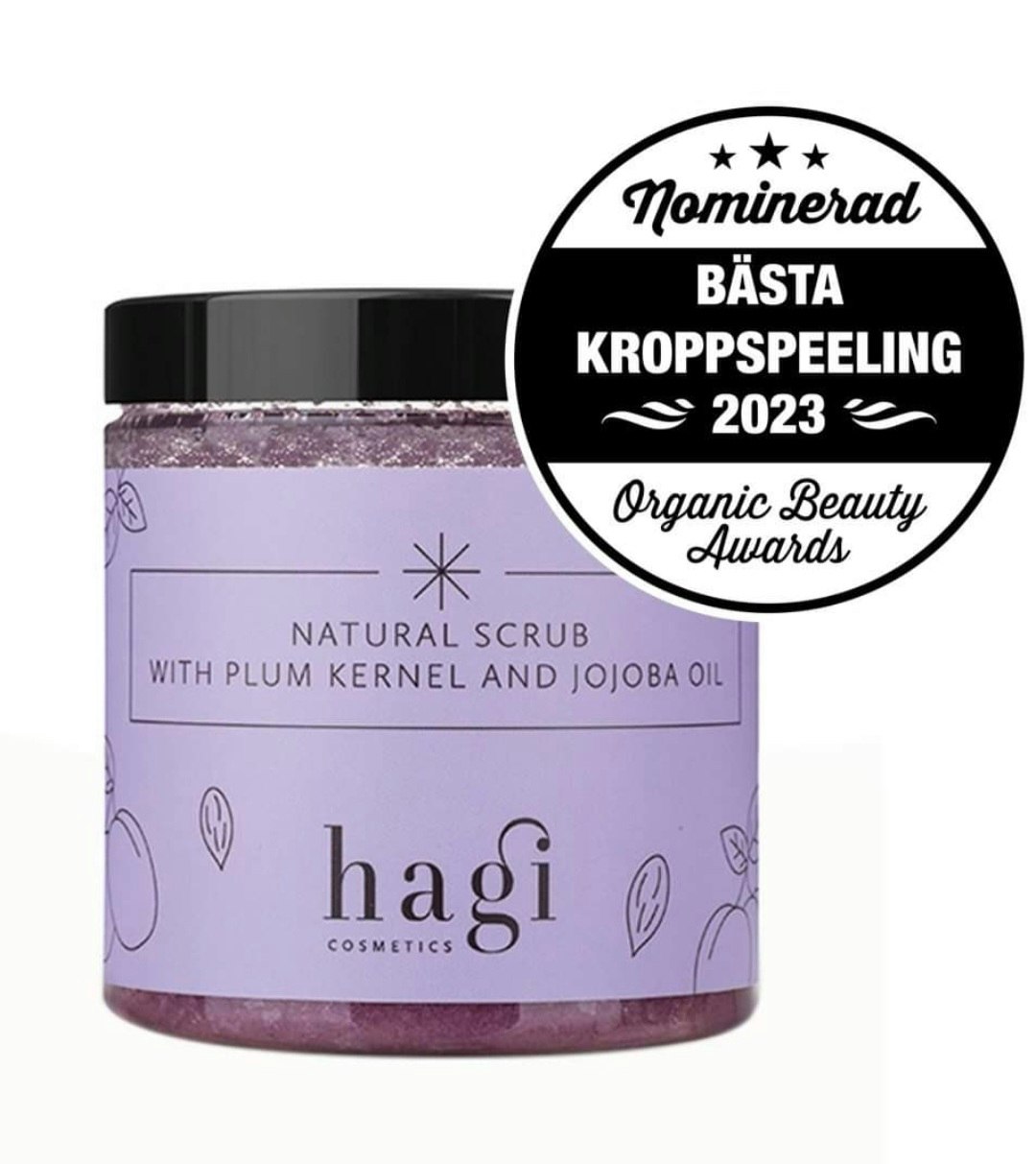 Hagi Body Scrub - Plum Kernel Oil & jojoba Oil, 300g