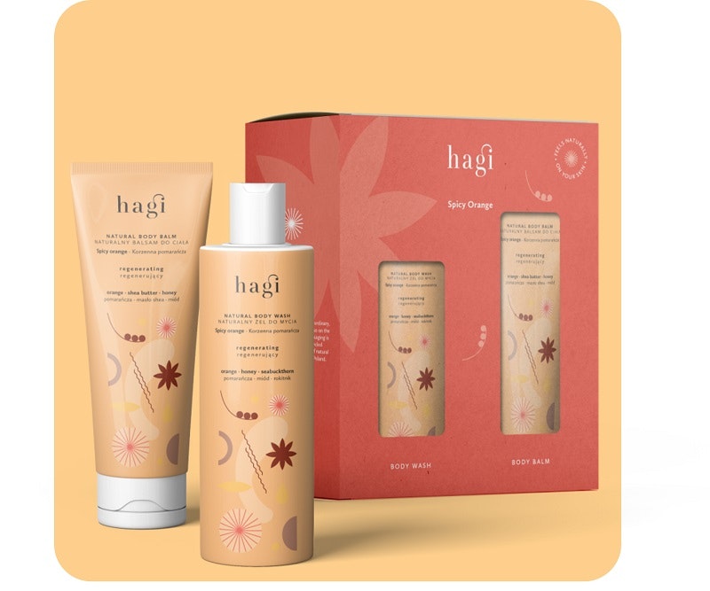 Hagi Giftset Spicy Orange - Duschkräm & Kroppslotion